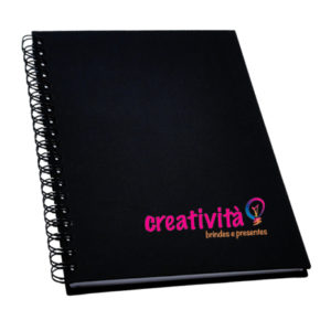 Caderno grande com impressão na capa - CAD03
